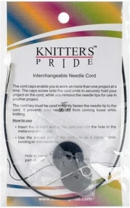 Knitter's Pride: Interchangeable Needle Cord:: 20" / 50 cm - Picture 1 of 2