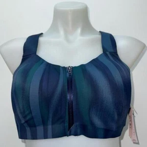 Victoria's Secret 36DTStylish Zip-Front Sports Bra for Comfort and Support - Picture 1 of 4