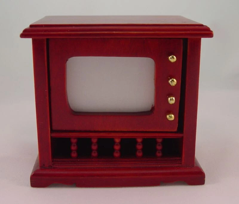 Consola de TV Heidi Ott Dollhouse miniatura escala 1:12 #XZ309W Foto 1 de 4