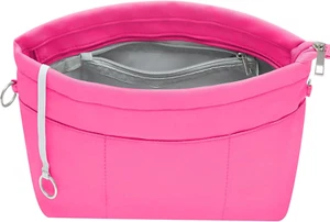 Purse Organizer Insert with Zipped Top for Tote Bag, Handbag Shaper with 13 P... - Picture 1 of 1