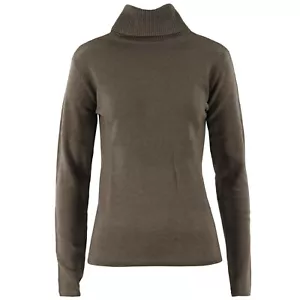 JUST CASHMERE Damen Rollkragenpullover Ava Pull Turtle Neck Taupe / 2 (36) / - Bild 1 von 4