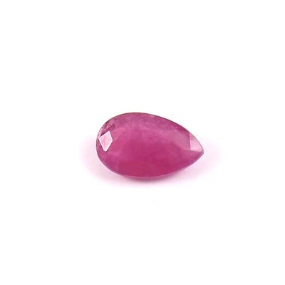 AAA Natural Certified Untreated Mozambique Ruby Loose Pear Gemstone Cut 1.50 Ct - Image 1 of 4