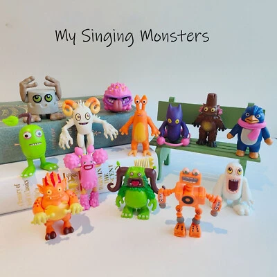 13Pcs/set My Singing Monsters Wubbox Furcorn Action Figure Toy Model Doll Topper