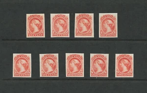 Canadá BOB PROOF VF Segunda factura ingresos 1 centavo a 9 centavos valores rojo naranja color - Imagen 1 de 2
