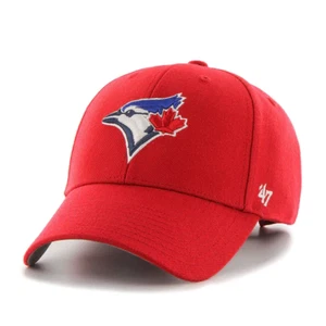 Men's Toronto Blue Jays Red MVP '47 Brand Adjustable Hat One Size Fits Most - Picture 1 of 2