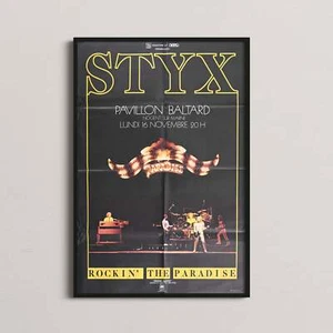 Authentique Rétro Poster - Styx - Pavillon Baltard - 1981 - Imagen 1 de 3