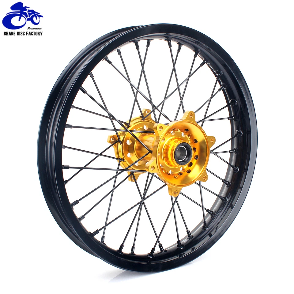 19"x2.15 MX Rear Wheel Rim Spokes Set For Suzuki RMZ250 RMZ450 RMZ 250 450 07-24 Foto 1 de 4
