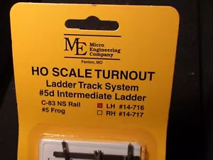 Mikrotechnik #14-716 HO LEITERGLEISANLAGE WEICHE LH #5d Code 83 - Bild 1 von 10