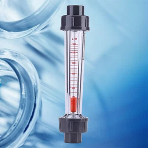 Plastic Tube Type 100‑1000L/H Water Flow Meter Flowmeter LZS‑15D - Picture 1 of 12
