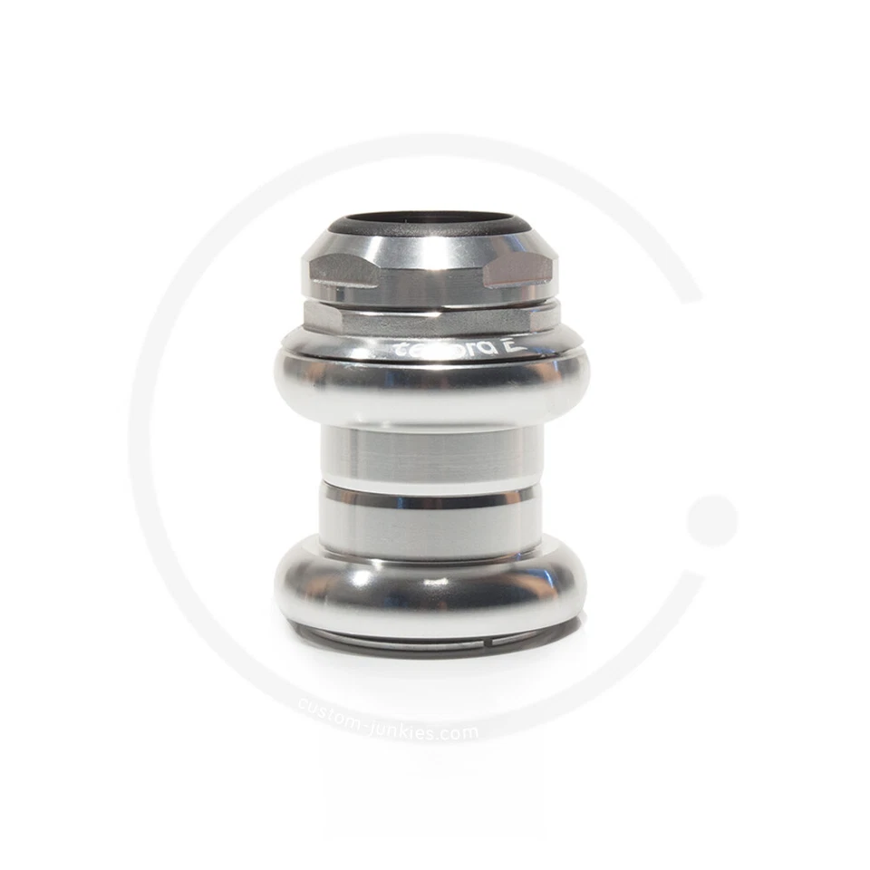 Tecora E EC34 1 1/8" Threaded Headset | Cartridge Bearings | silver or black - Image 1 of 1