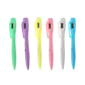 1Pcs Ballpoint Pen with Digital Clock Electronic Clock Pen Exam Pens Watch Pen - Picture 1 of 8