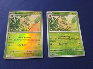 Leafeon Pokeball Holo y Holograma Inverso - Evoluciones Prismáticas 005 y 005 - Imagen 1 de 2