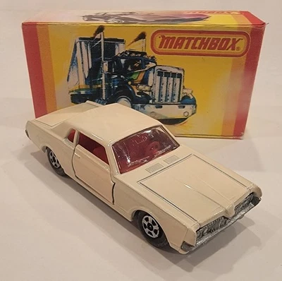 Caja Matchbox Superfast 62 Mercury Cougar 1970 personalizada/hecha a mano  Foto 1 de 4