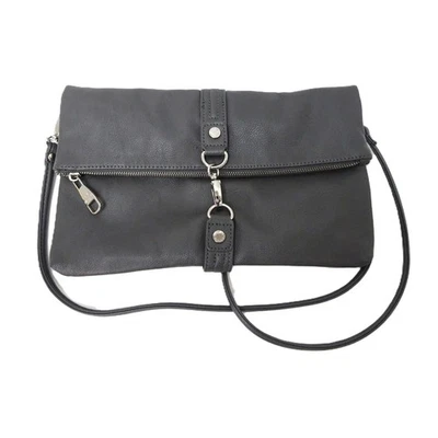 Bolso Bandolera Steve Madden Plegable Gris Oscuro Estilo Clutch,  Foto 1 de 4