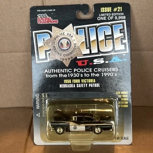 1998 Racing Champions Police USA 1956 Ford Victoria, Nebraska Safety Patrol #21 - Picture 1 of 6