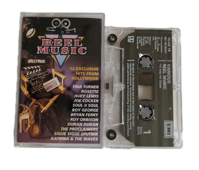 Reel Music Vintage Compilation Cassette Tape 1994 Blockbuster Video EMI TCLIC19 - Image 1 of 4