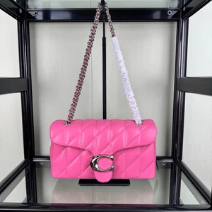 COACH CP150 Tabby Shoulder Bag 26 with Pillow Quilting Nappa Leather Pink Women - Picture 1 of 10