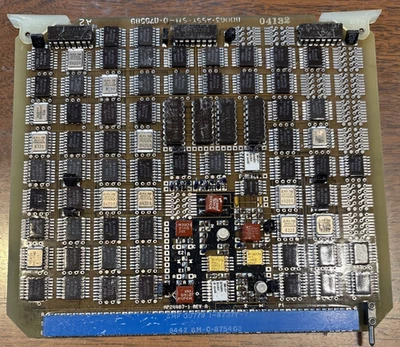 Rare Vintage Mil Spec Circuit Boards RCA Flat Packs Gold 2 - Image 1 of 4