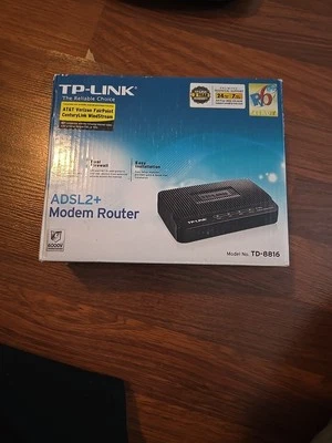 TP-LINK ADSL2+ Modem Router TD-8816 - Bild 1 von 4