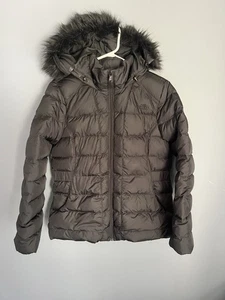The North Face Women’s Size L Gotham II Down Puffer Hood Jacket Coat 550 - Picture 1 of 9