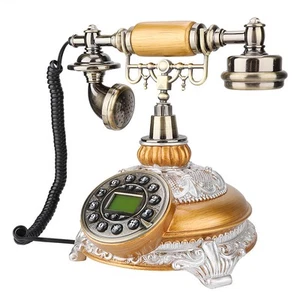 MS-8327B EU Retro Style Landline Desk Phone Telephone CB - Afbeelding 1 van 8
