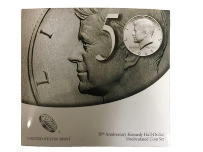 2014 United States Mint 50th Anniversary Kennedy Half-Dollar BU 2 Coin Set K14 - Image 1 of 2
