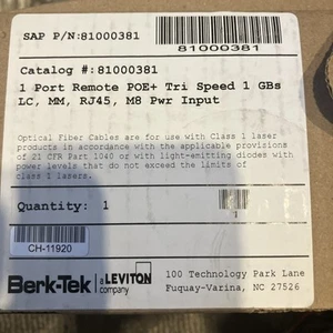 berk-tek 81000381 - Picture 1 of 2