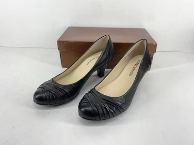 Tacones altos Audrey Brooke para mujer negros talla 9 M Connie Foto 1 de 4