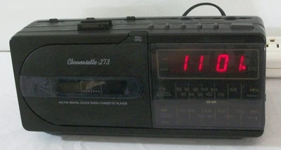 Vintage Radio Shack Realistic Chronosette -273 AM/FM Cassette Alarm Clock Radio - Image 1 of 4