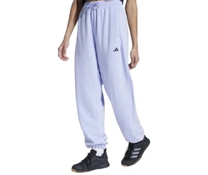 New Adidas D4T Knit Pant Women's Training Sweatpants Lavender Medium Drawstring - Picture 1 of 9