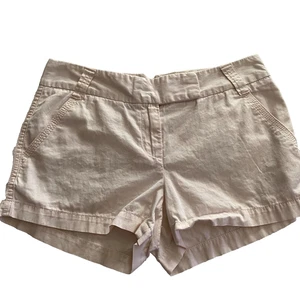 J Crew Broken In Chino Classic Twill Shorts Sz 4 Khaki Beige 3" Inseam Preppy - Picture 1 of 10