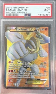 Machamp Full Art #90/98 PSA 9 - 2015 Pokemon XY Ancient Origins - Picture 1 of 2