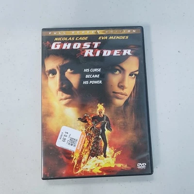 Ghost Rider (2007, Columbia DVD) Full Frame Ver. Marvel; Rated PG-13 - Image 1 of 4
