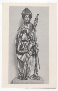 St  Louis of Toulouse Statue Religious Donatello Art Postcard - Picture 1 of 2