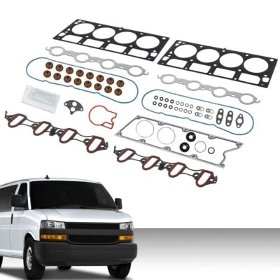 Fit For 2001-2003 Chevrolet Silverado GMC Sierra Yukon 6.0L OHV Head Gasket Set Foto 1 de 4