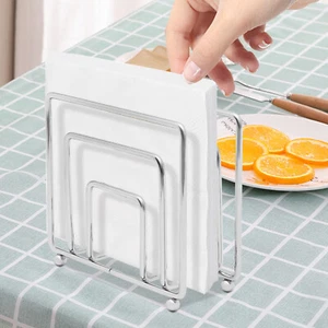Simple Design Metal Napkin Holders Upright Decorative Napkins Holder for Home - Picture 1 of 12