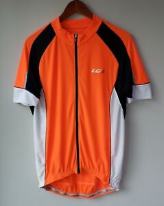 Louis Garneau Cycling Jersey Shirt Size Large Orange