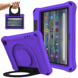 Stand Holder Case Amazon Kindle Fire 7 2022 12th Tablet Kid EVA ShockProof Cover - Picture 1 of 28