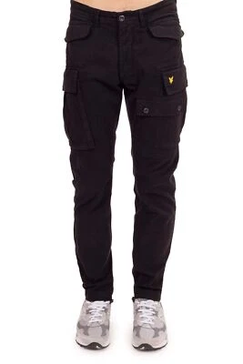 LYLE & SCOTT - Pantaloni uomo multitasche con logo Foto 1 de 4
