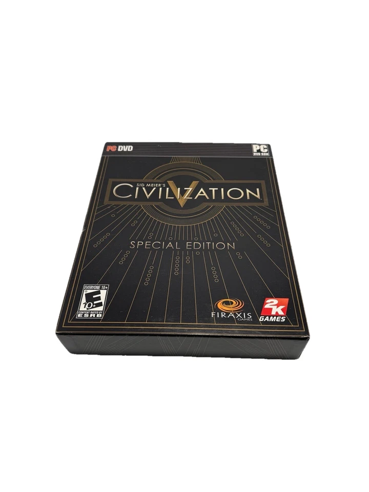 Sid Meier's Civilization V Special Edition w/ Figures Sealed Game / DVDs - Image 1 of 4