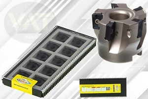 10x APMT1604PDER-H02 ER1020 para FUNDICIÓN + cabezal de cuchilla 90° D=50 mm con factura NUEVO - Imagen 1 de 1