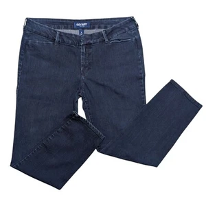 Old Navy Damen Straight Leg Jeans Größe 8 Dark Rinse gebraucht - Bild 1 von 13