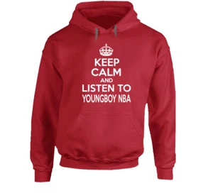 Youngboy Never Broke Again Keep Calm And Listen To Youngboy Hip Hop Hoodie - Picture 1 of 1