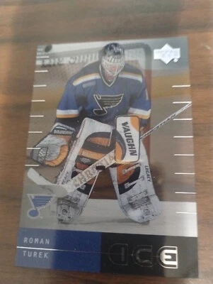 2000-01 Upper Deck Ice - #35 Roman Turek - Image 1 of 2