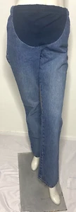 Pantalones de mezclilla de tiro alto pierna recta 2 bolsillos talla S MOTHERHOOD Maternidad para mujer - Imagen 1 de 5