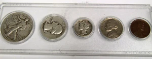 1941 Circulated Coin Mint Set in Whitman Case - Picture 1 of 2