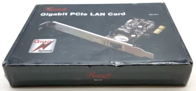 Rosewill RC-411 Gigabit PCle LAN Card IEEE802.3 RJ45 PCI-Express *New* - Image 1 of 4