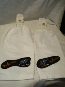 Washington Wizards NBA Set of 2 Handmade Hand/Golf/Bar/Refrigerator/Stove Towels - Picture 1 of 3