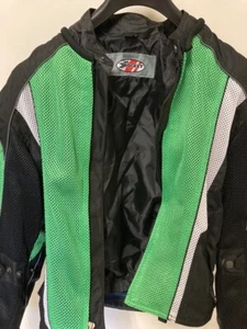 Joe Rocket Phoenix 5.0 Green/Black Mesh Armored Motorcycle Jacket Size Small - Picture 1 of 4
