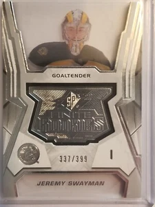 2021-22 Jeremy Swayman SPx Finite ROOKIES  /399 Upper Deck - Picture 1 of 2